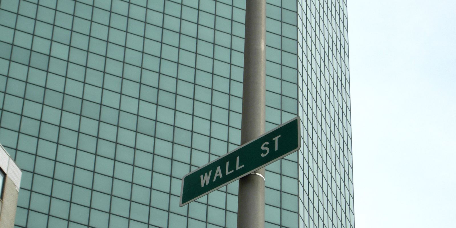 A Wall Street street sign in New York